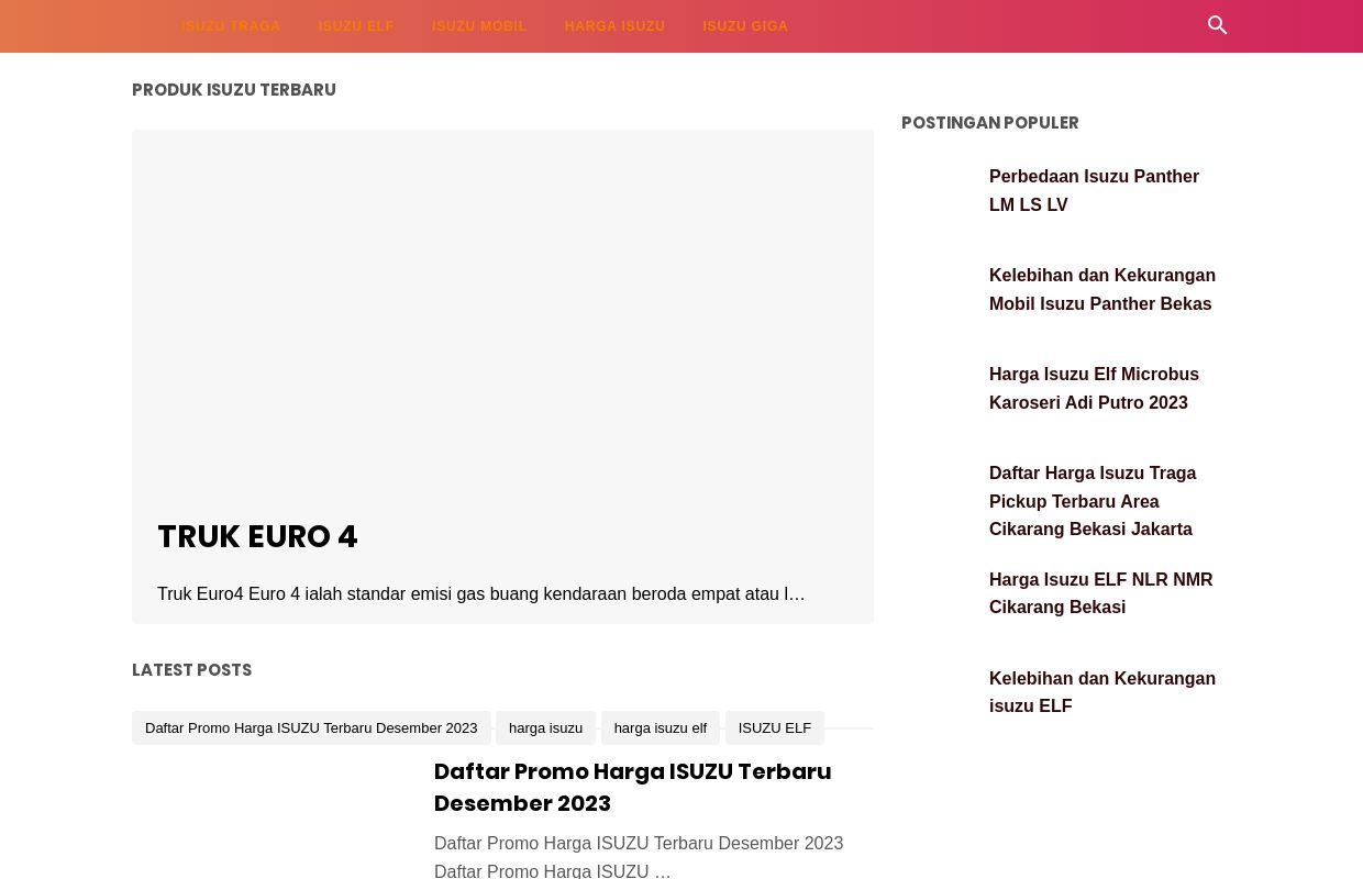 Harga Isuzu Elf Giga | Isuzu Cikarang Bekasi Karawang Jakarta