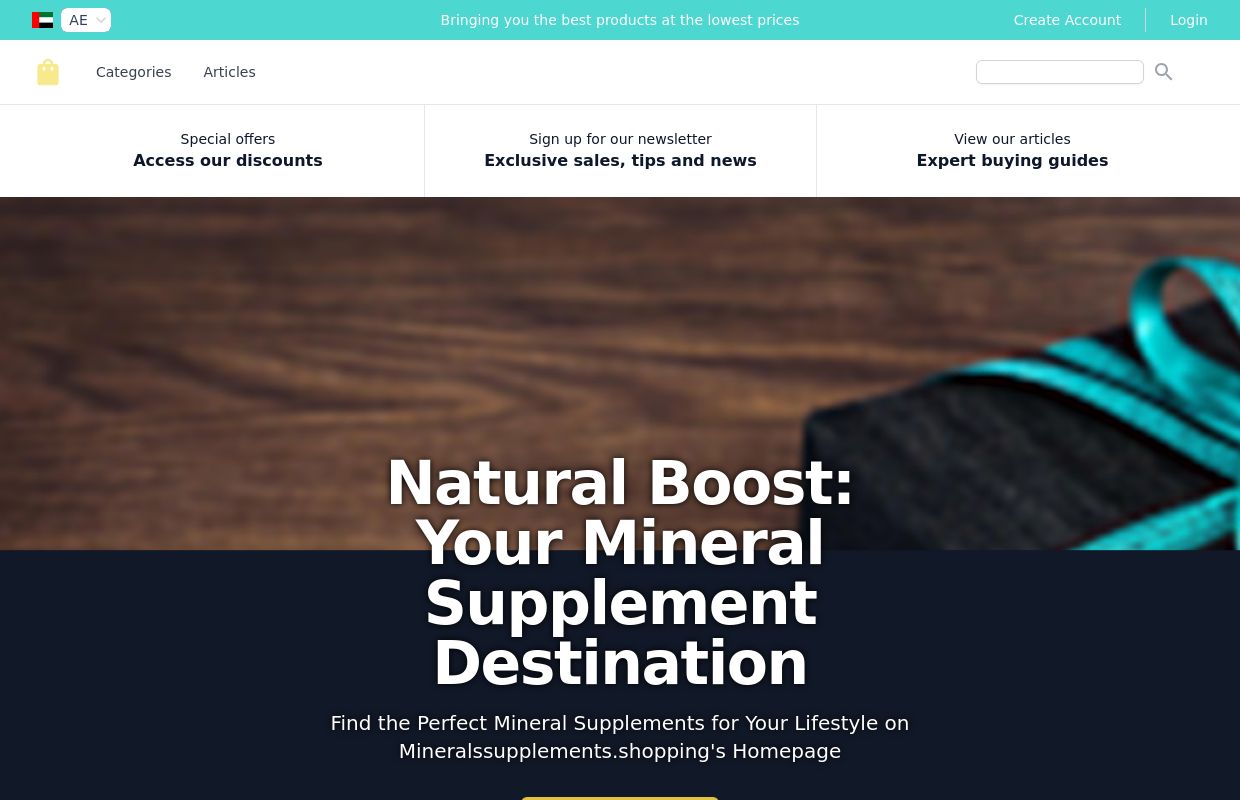 Find Your Natural Boost with Mineral Supplements