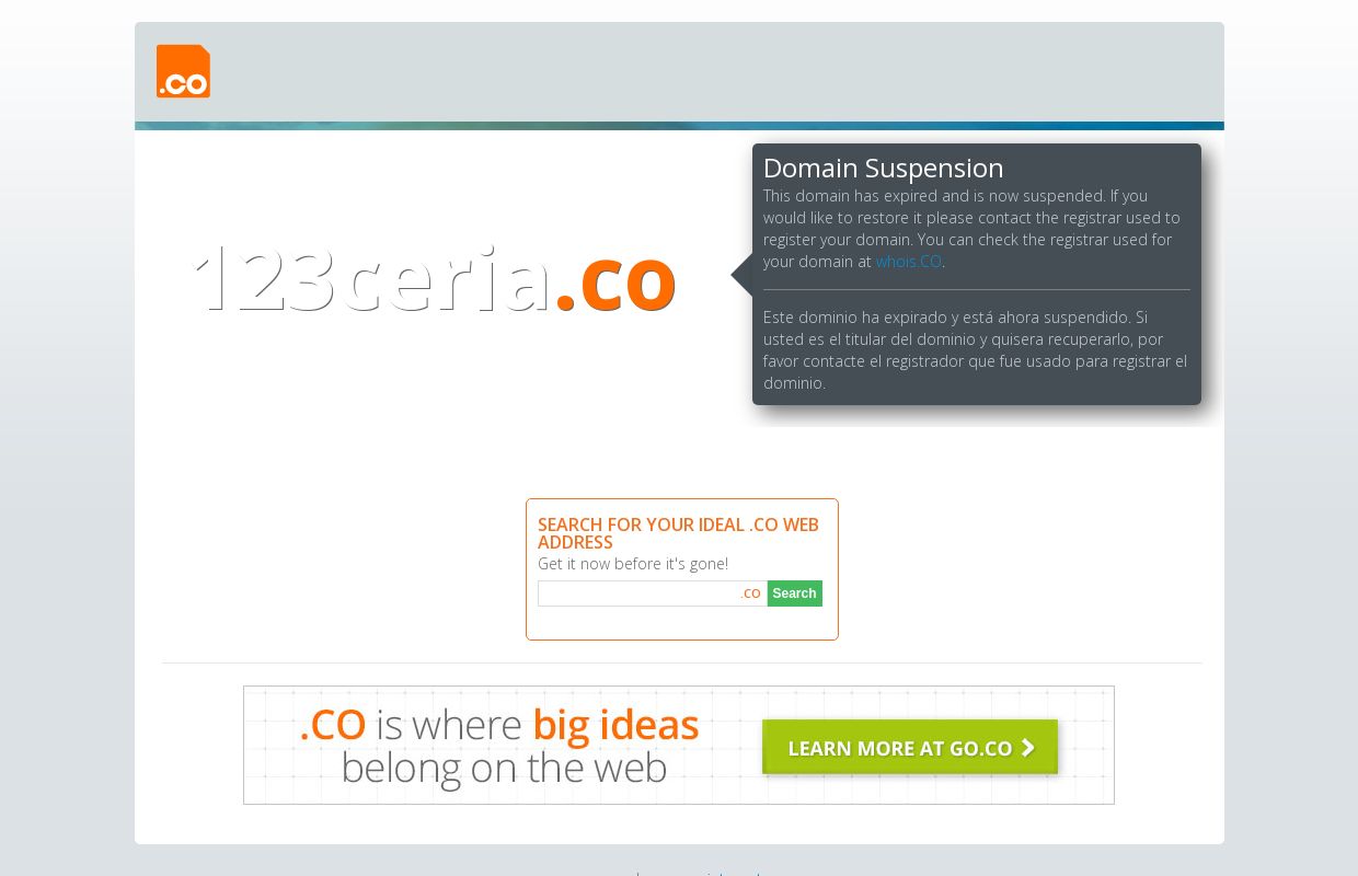 Expired - domain expired