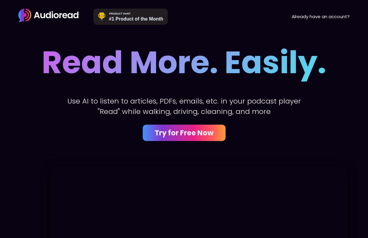 Audioread: Read in Audio