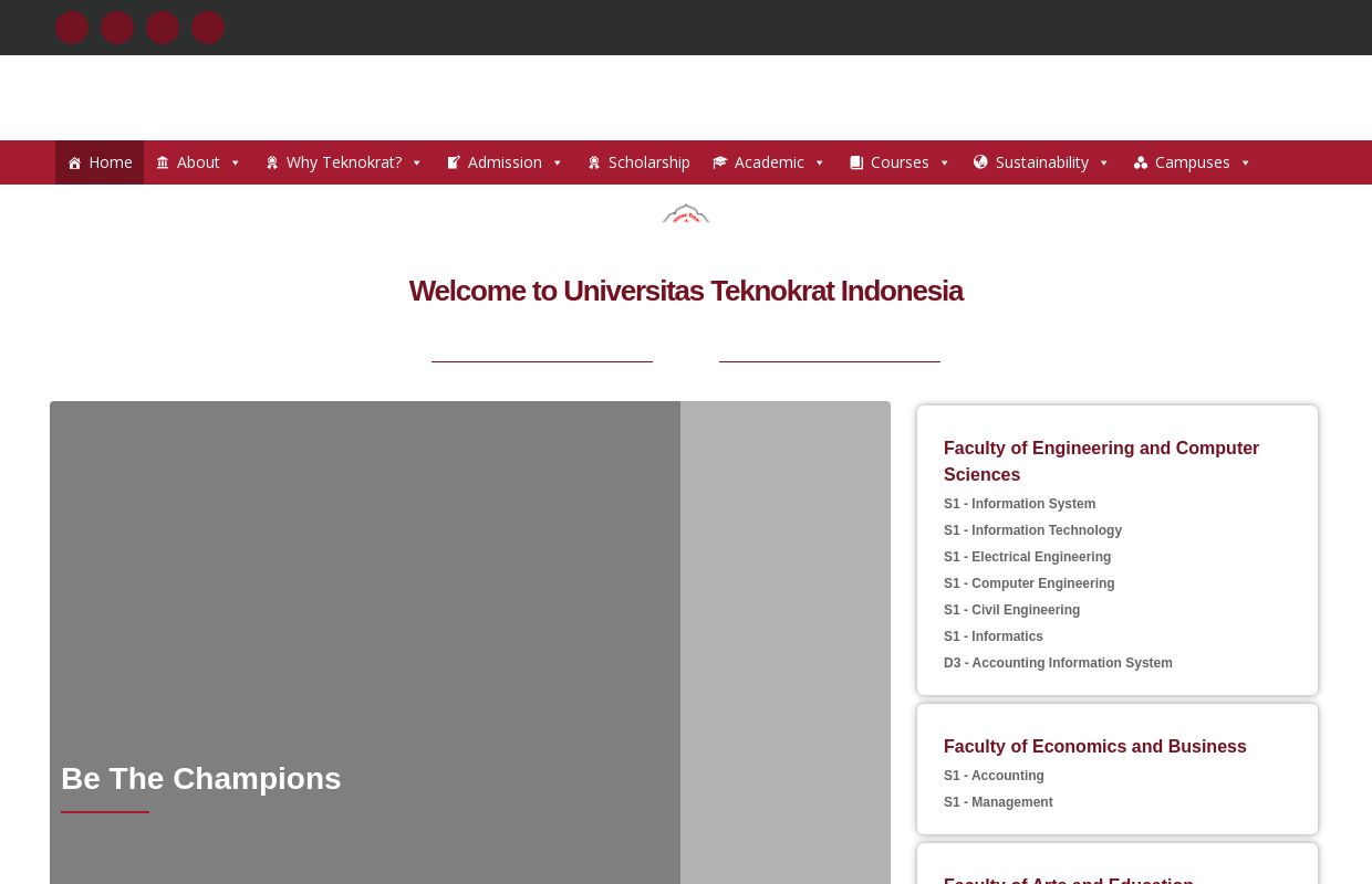Home - Universitas Teknokrat Indonesia