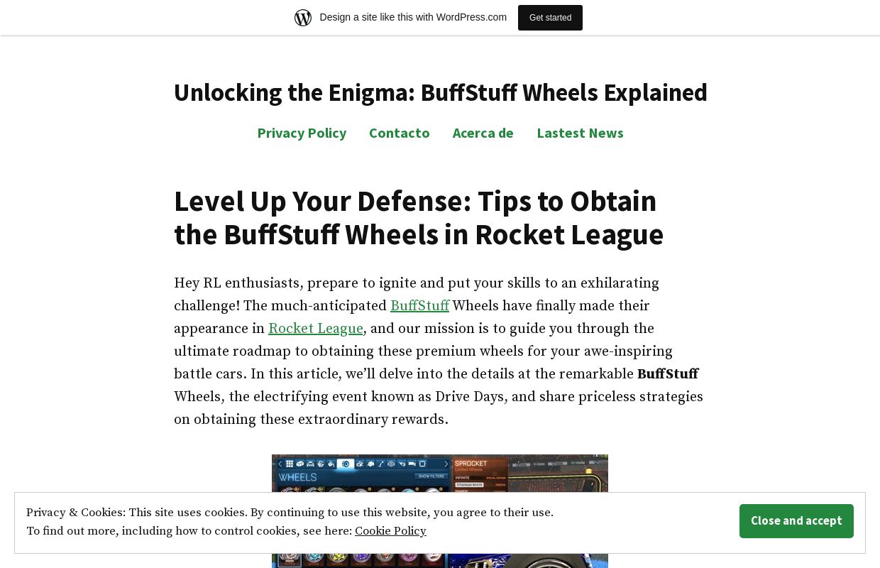 Unlocking the Enigma: BuffStuff Wheels Explained