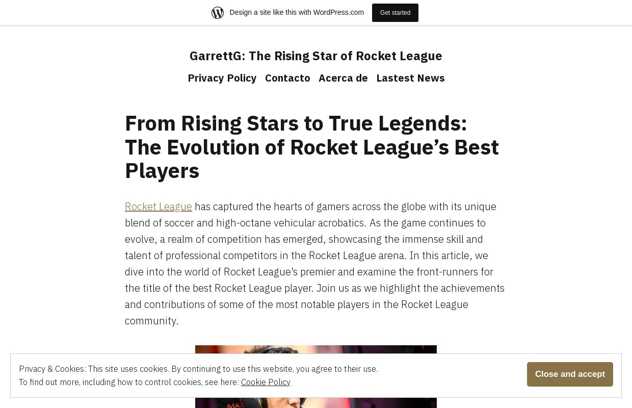 GarrettG: The Rising Star of Rocket League