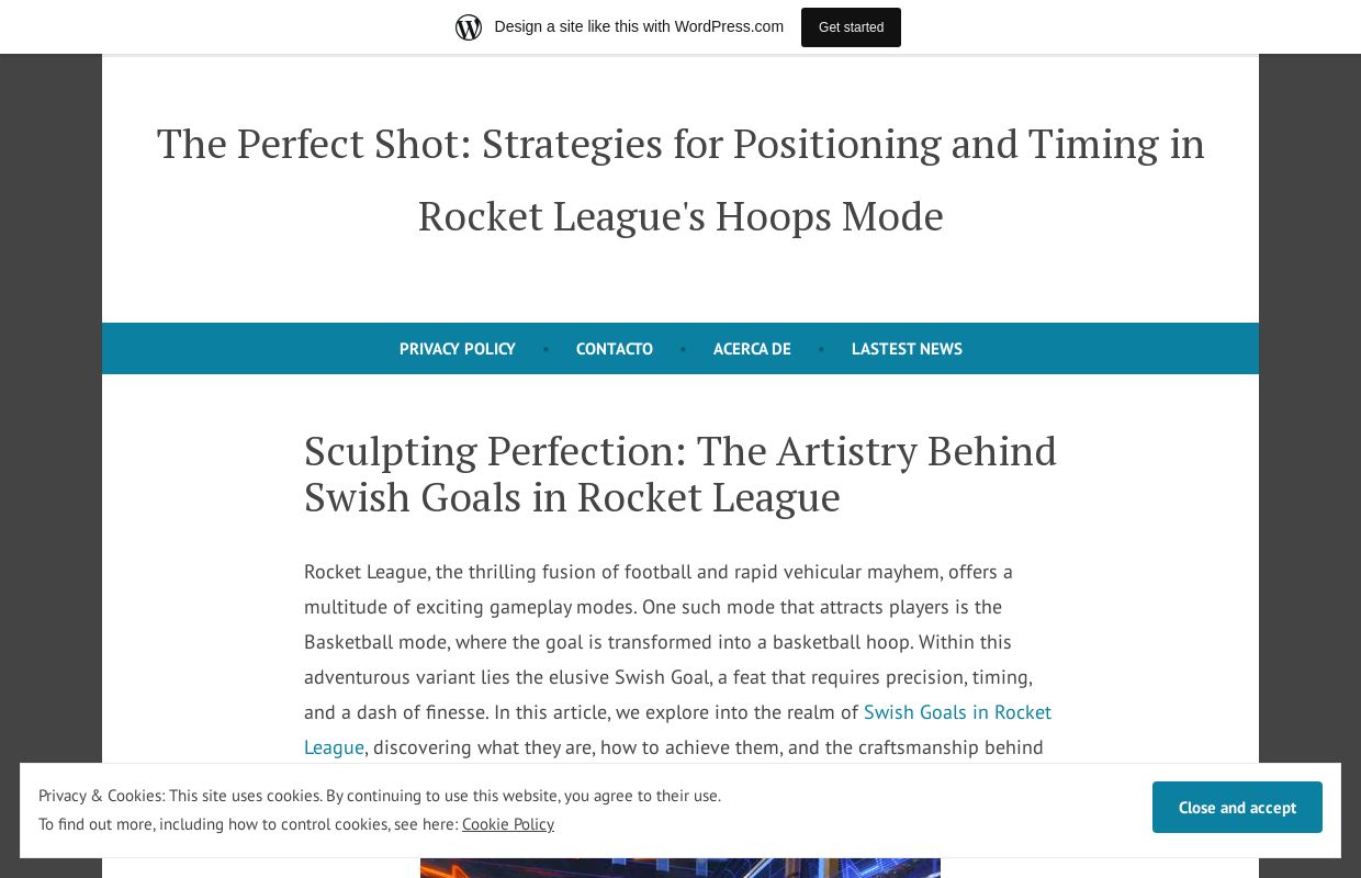 The Perfect Shot: Strategies for Positioning and Timing in Rocket League's Hoops Mode