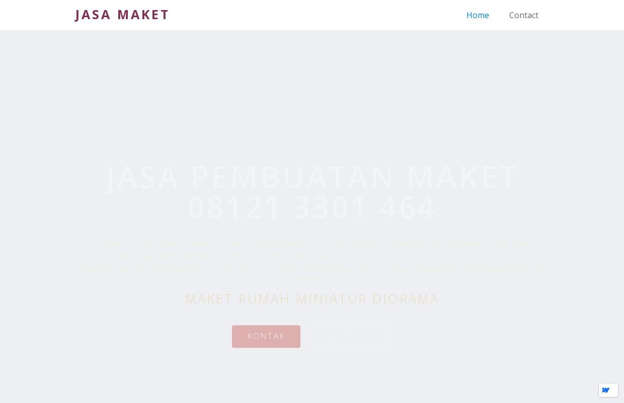 JASA PEMBUATAN MAKET MINIATUR DIORAMA RUMAH GEDUNG KAWASAN DI JAKARTA INDONESIA