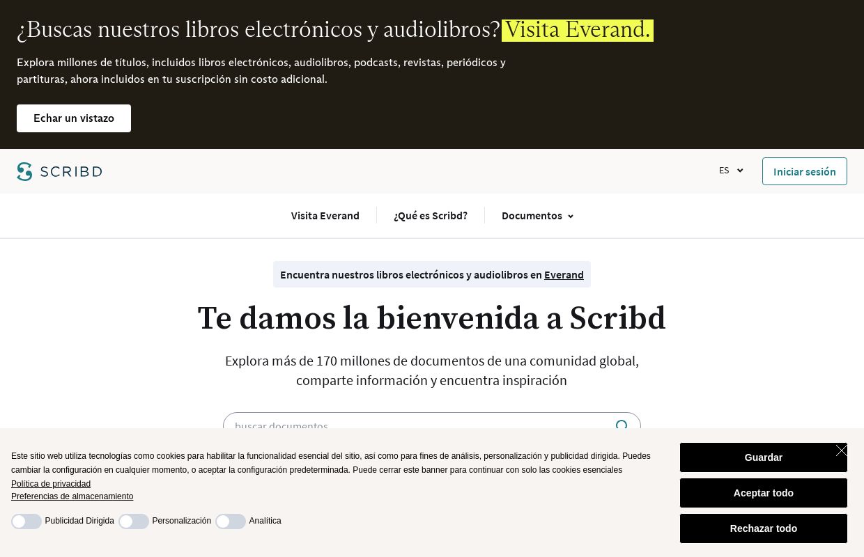 Scribd: Explora más de 170 millones de documentos de una comunidad global