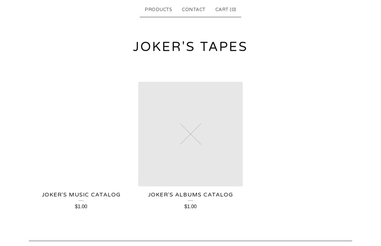 Home | Joker's Tapes