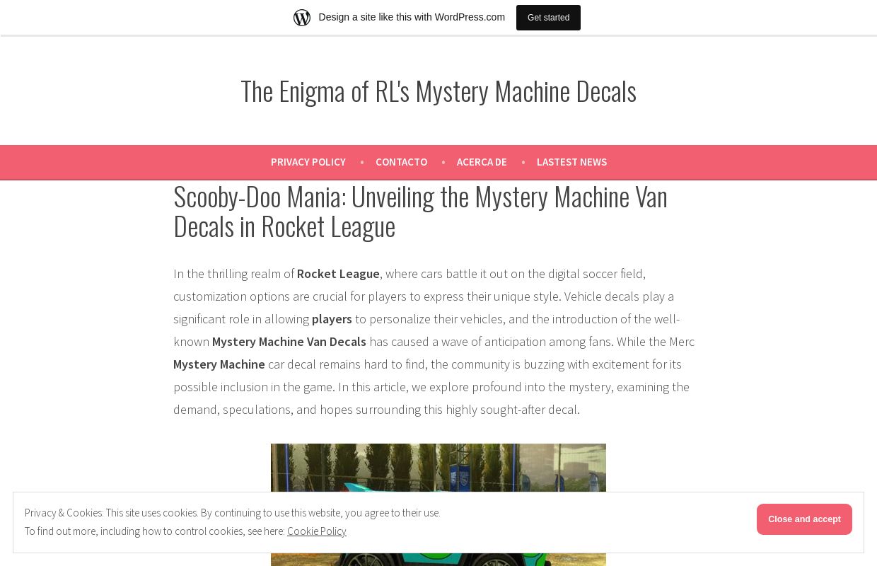 The Enigma of RL's Mystery Machine Decals