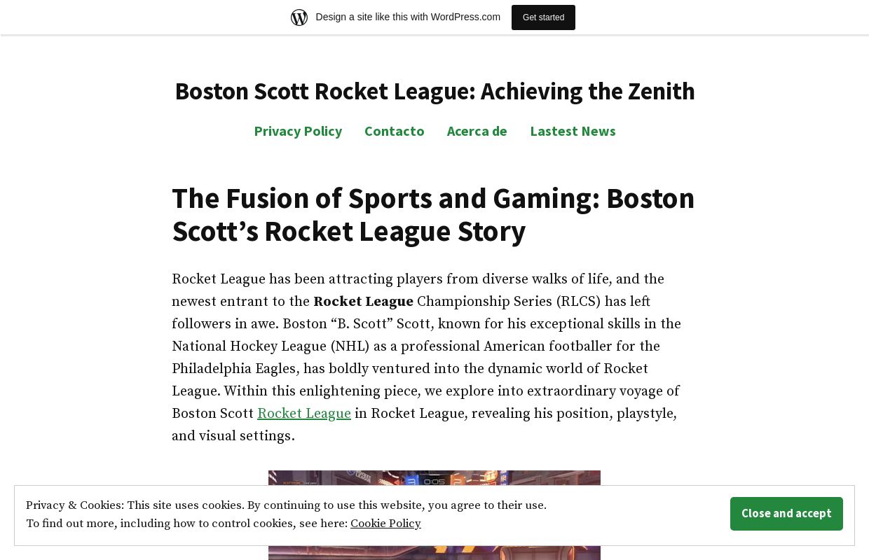 Boston Scott Rocket League: Achieving the Zenith