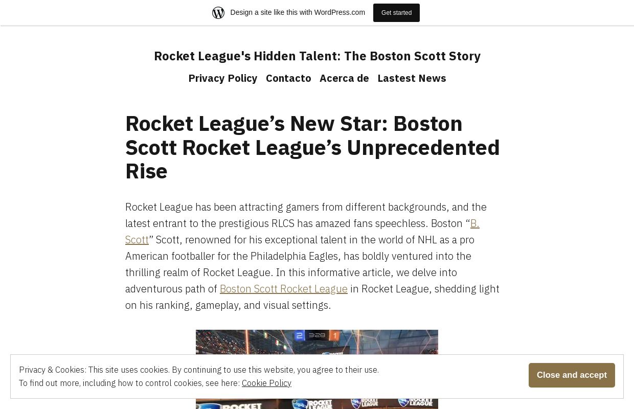 Rocket League's Hidden Talent: The Boston Scott Story