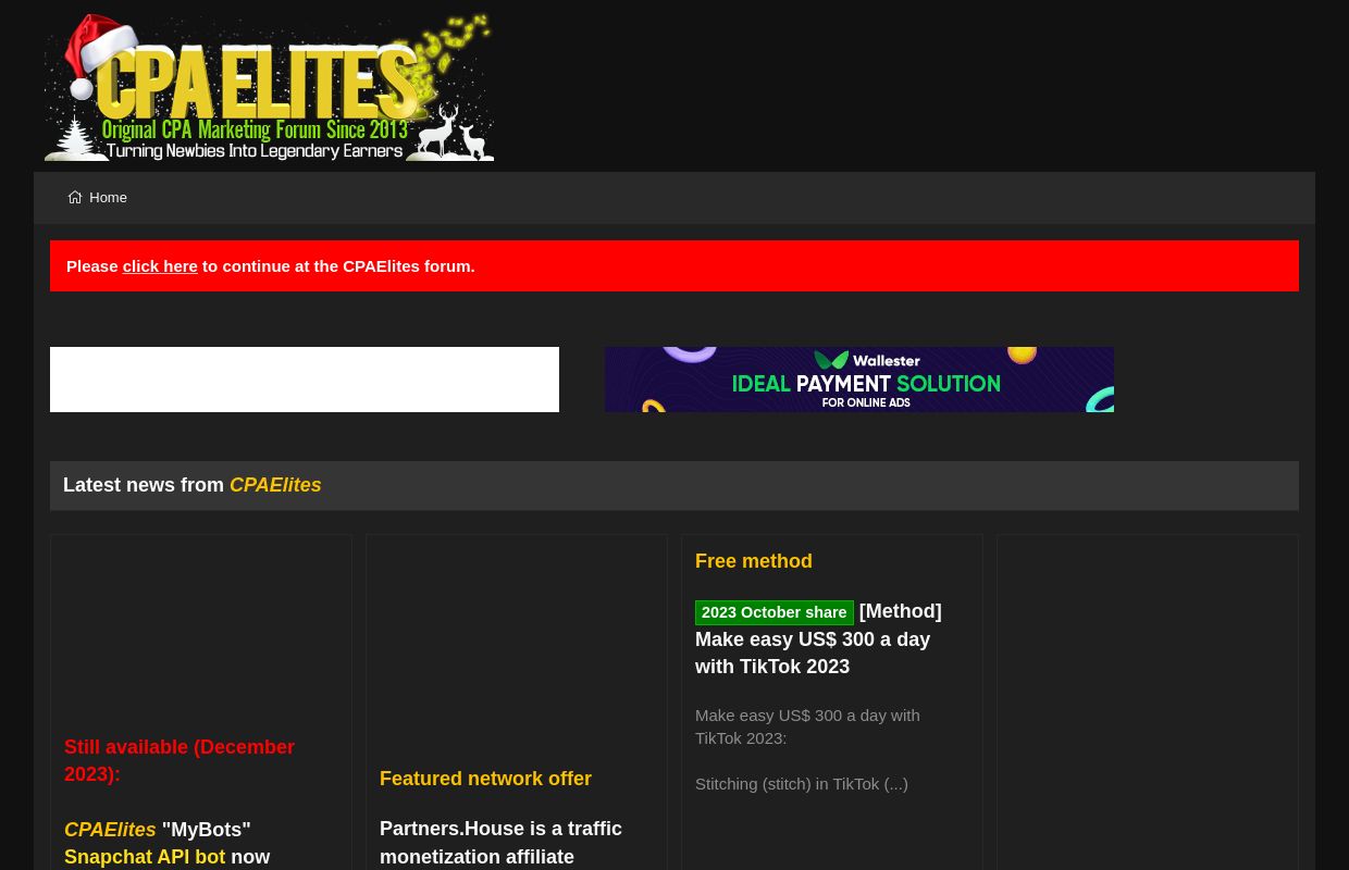 CPAElites - CPA Marketing Forum