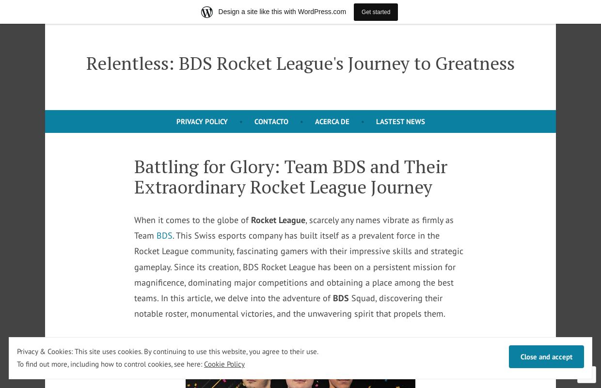 Relentless: BDS Rocket League's Journey to Greatness