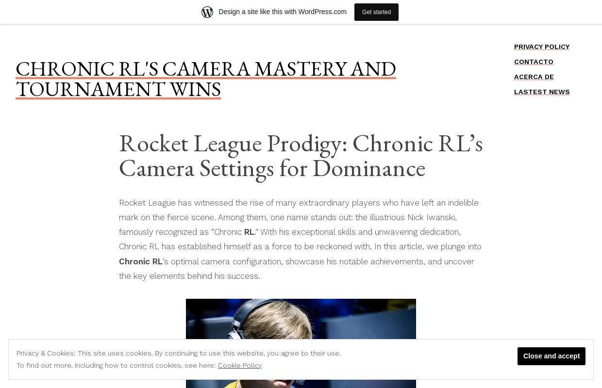 Chronic RL's Camera Mastery and Tournament Wins