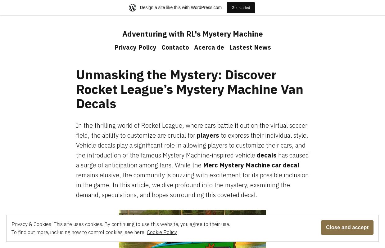 Adventuring with RL's Mystery Machine