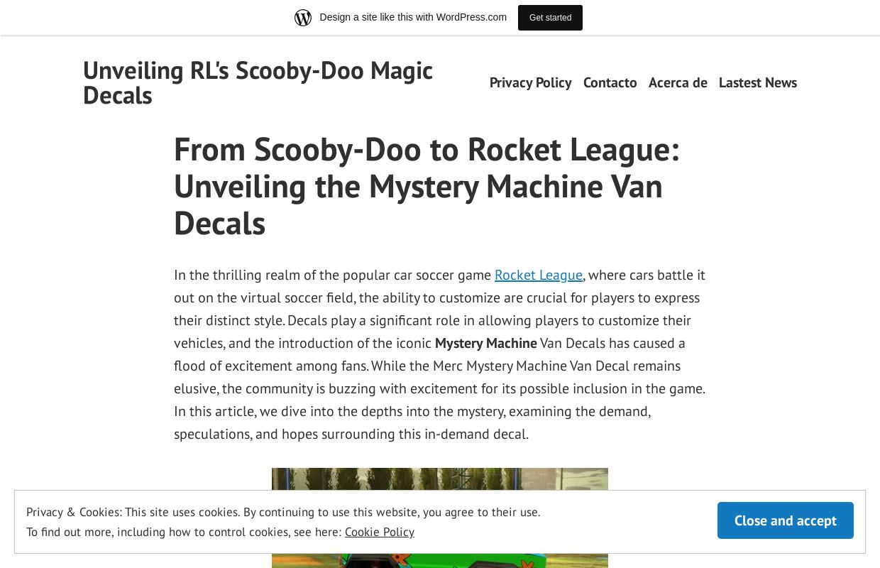 Unveiling RL's Scooby-Doo Magic Decals
