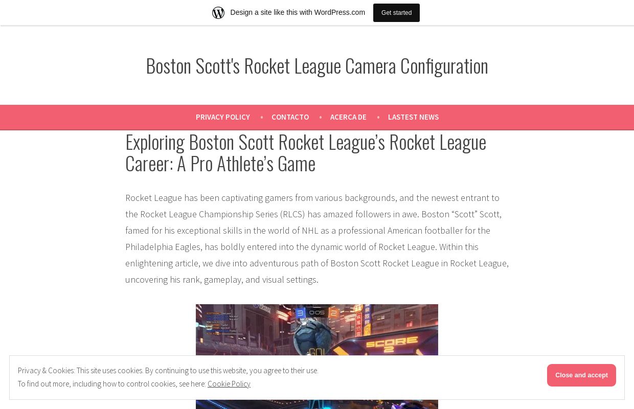 Boston Scott's Rocket League Camera Configuration