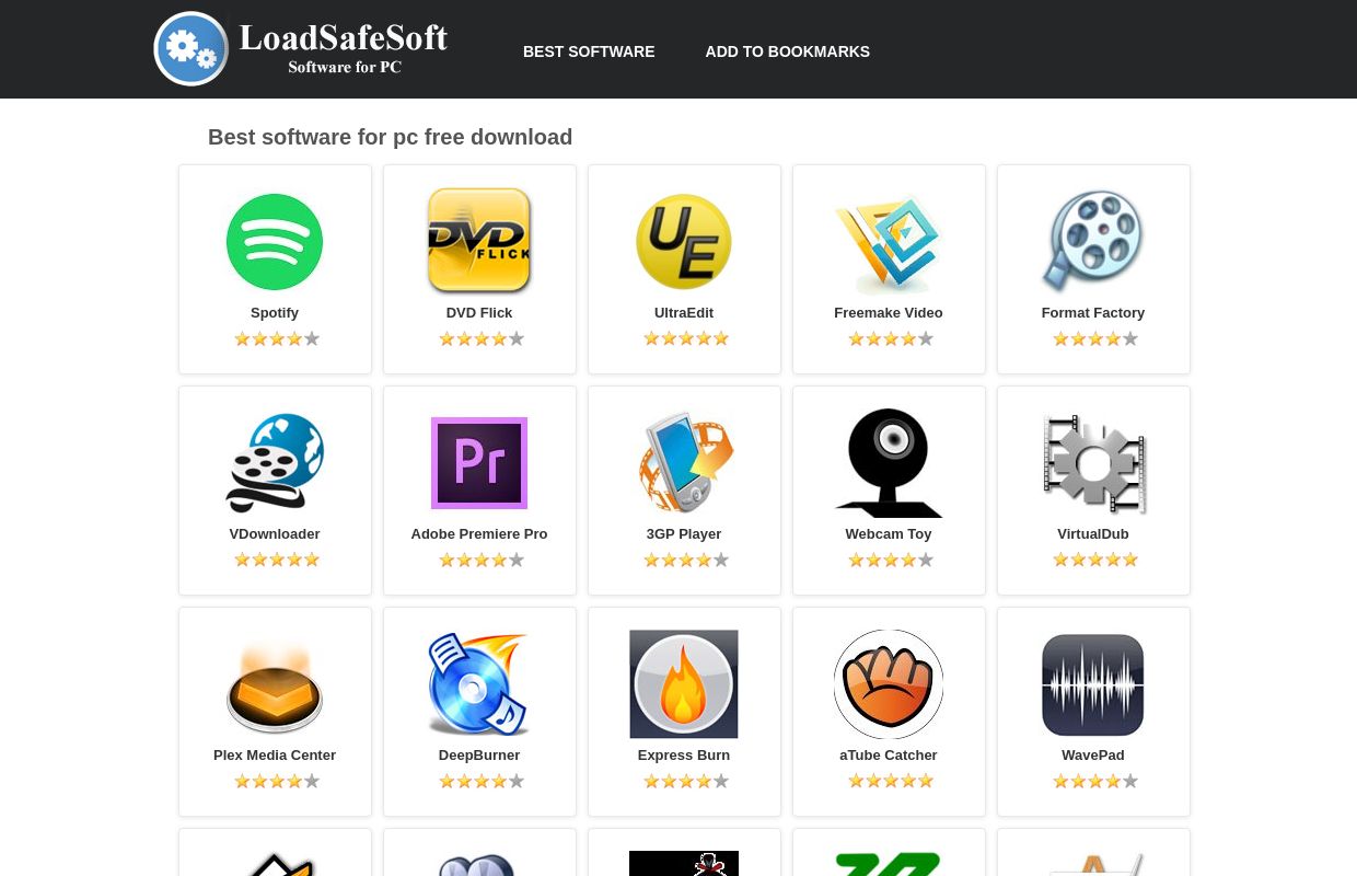 Best software free download for PC - LoadSafeSoft