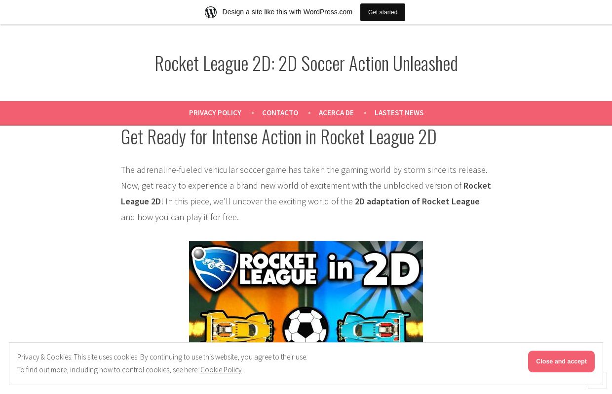 Rocket League 2D: 2D Soccer Action Unleashed