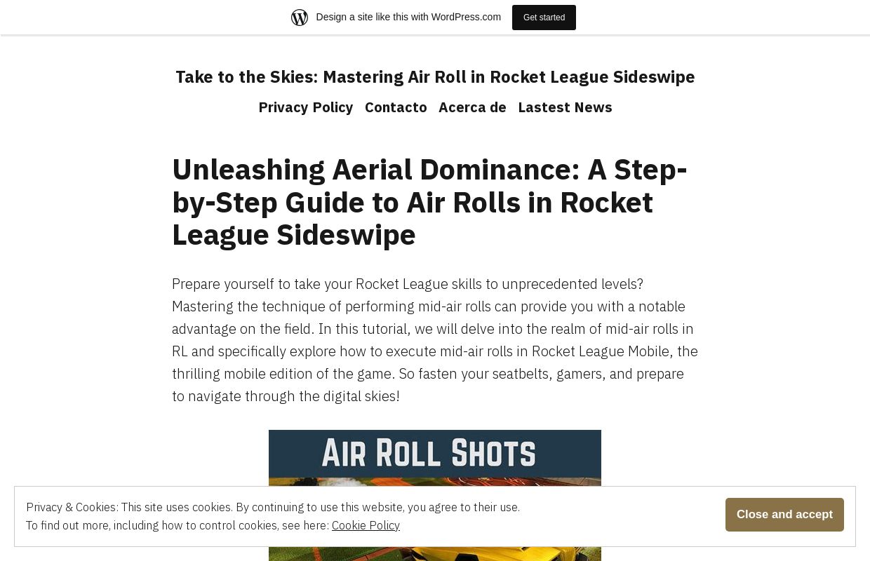 Take to the Skies: Mastering Air Roll in Rocket League Sideswipe