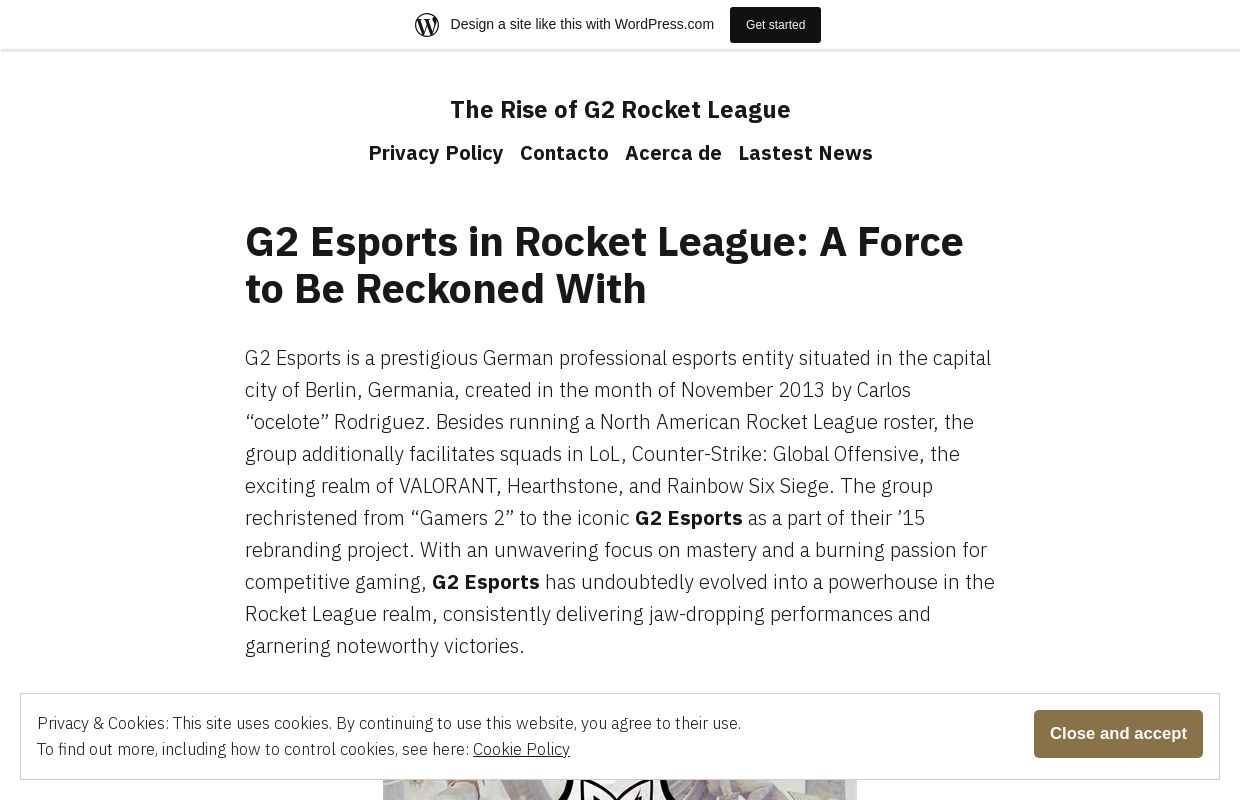 The Rise of G2 Rocket League