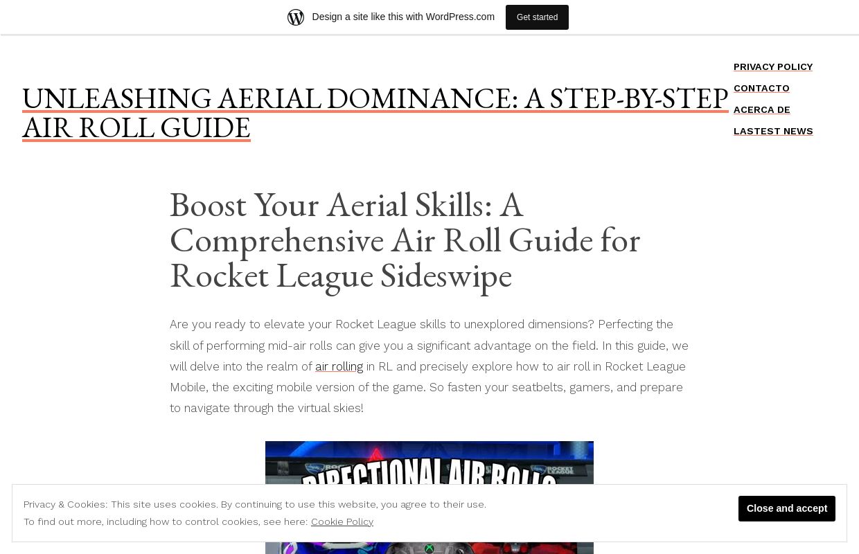 Unleashing Aerial Dominance: A Step-by-Step Air Roll Guide