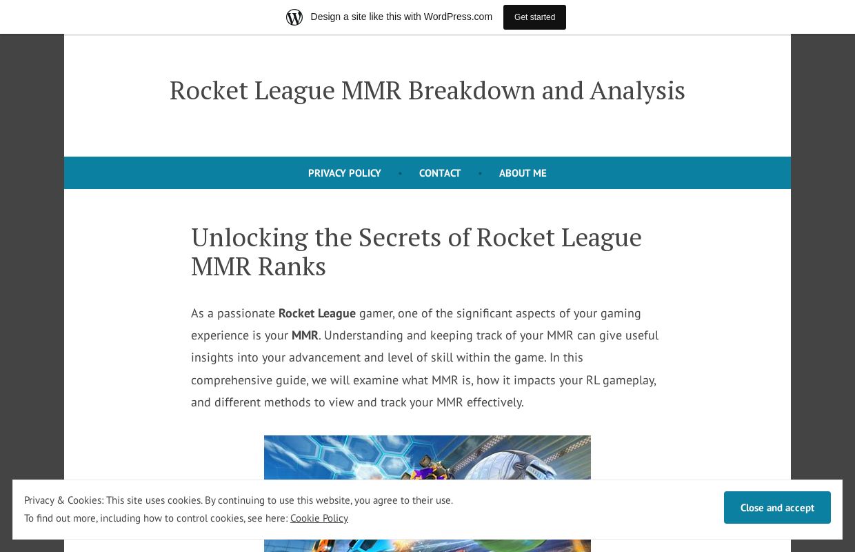 Rocket League MMR Breakdown and Analysis
