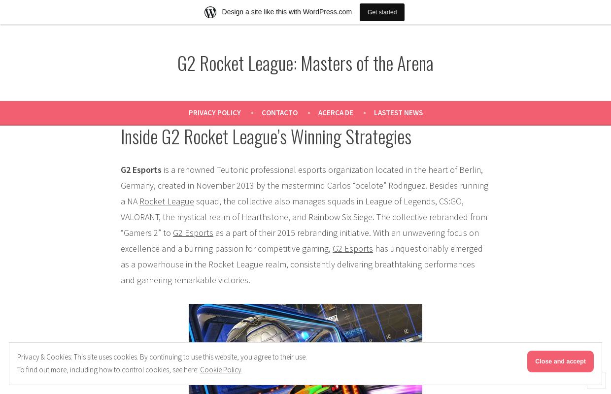 G2 Rocket League: Masters of the Arena
