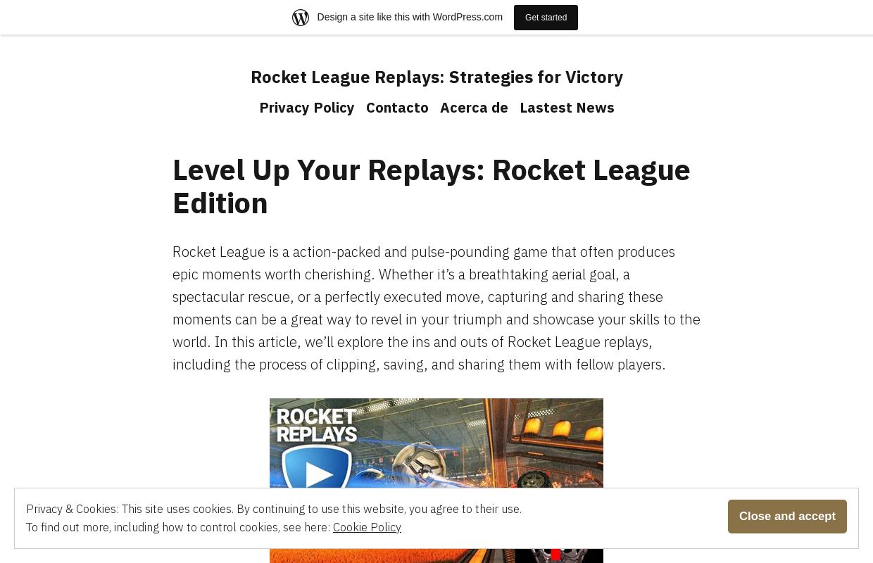 Rocket League Replays: Strategies for Victory