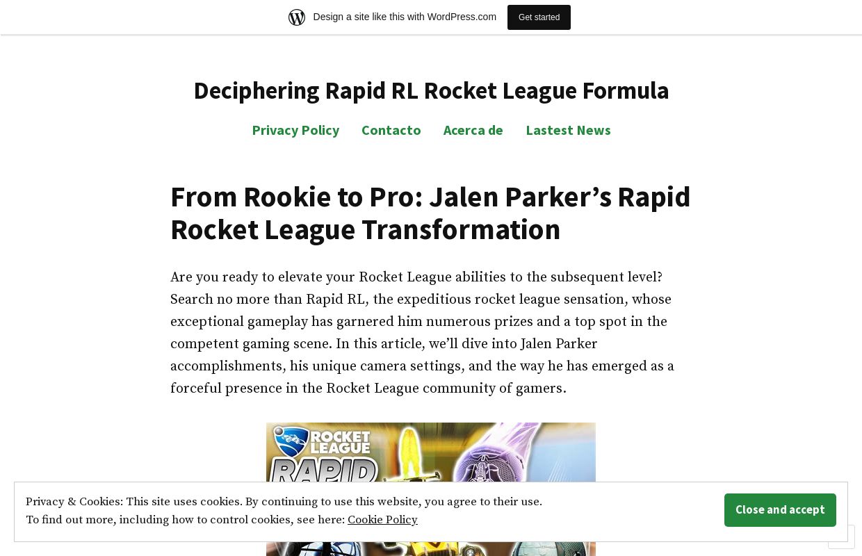 Deciphering Rapid RL Rocket League Formula