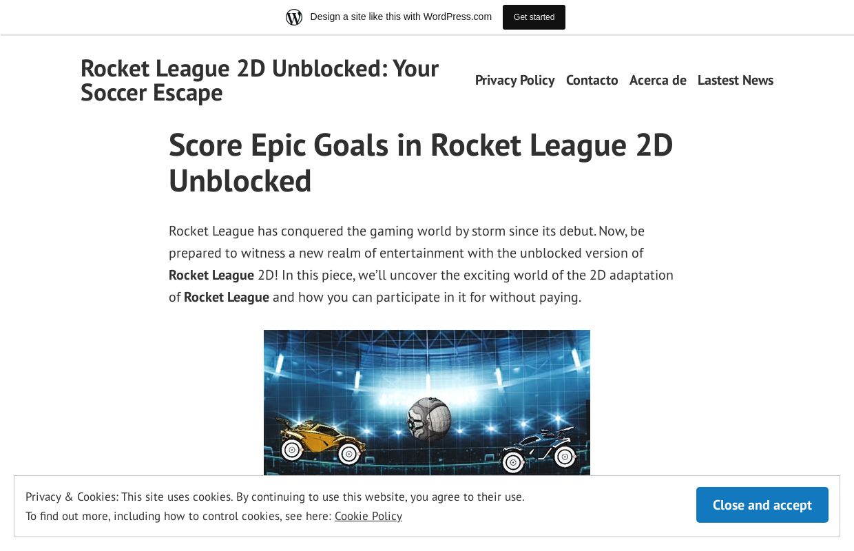 Rocket League 2D Unblocked: Your Soccer Escape
