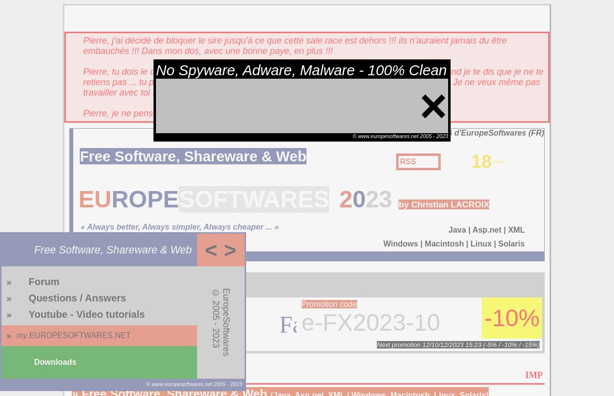 EuropeSoftwares 2023 | Download Free Software, Shareware & Web
