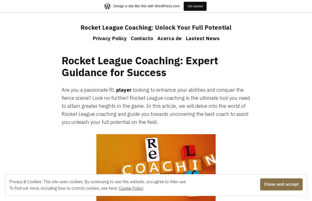Rocket League Coaching: Unlock Your Full Potential