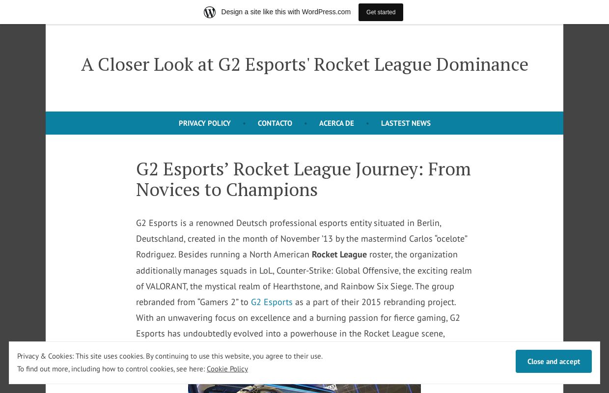 A Closer Look at G2 Esports' Rocket League Dominance