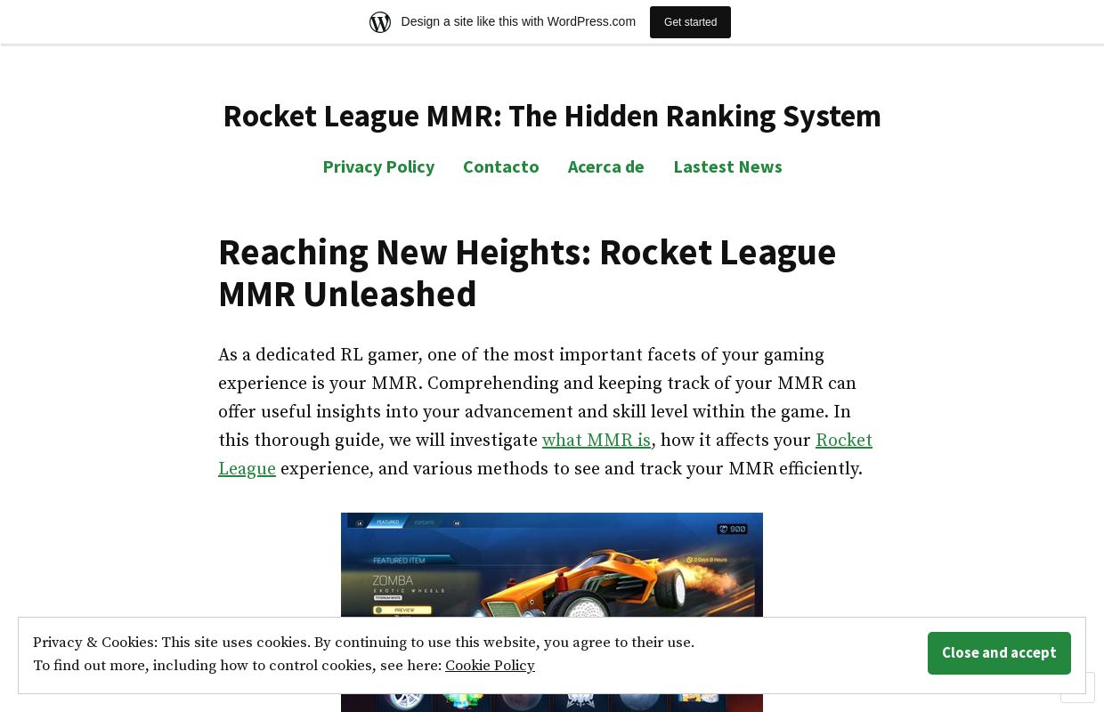 Rocket League MMR: The Hidden Ranking System