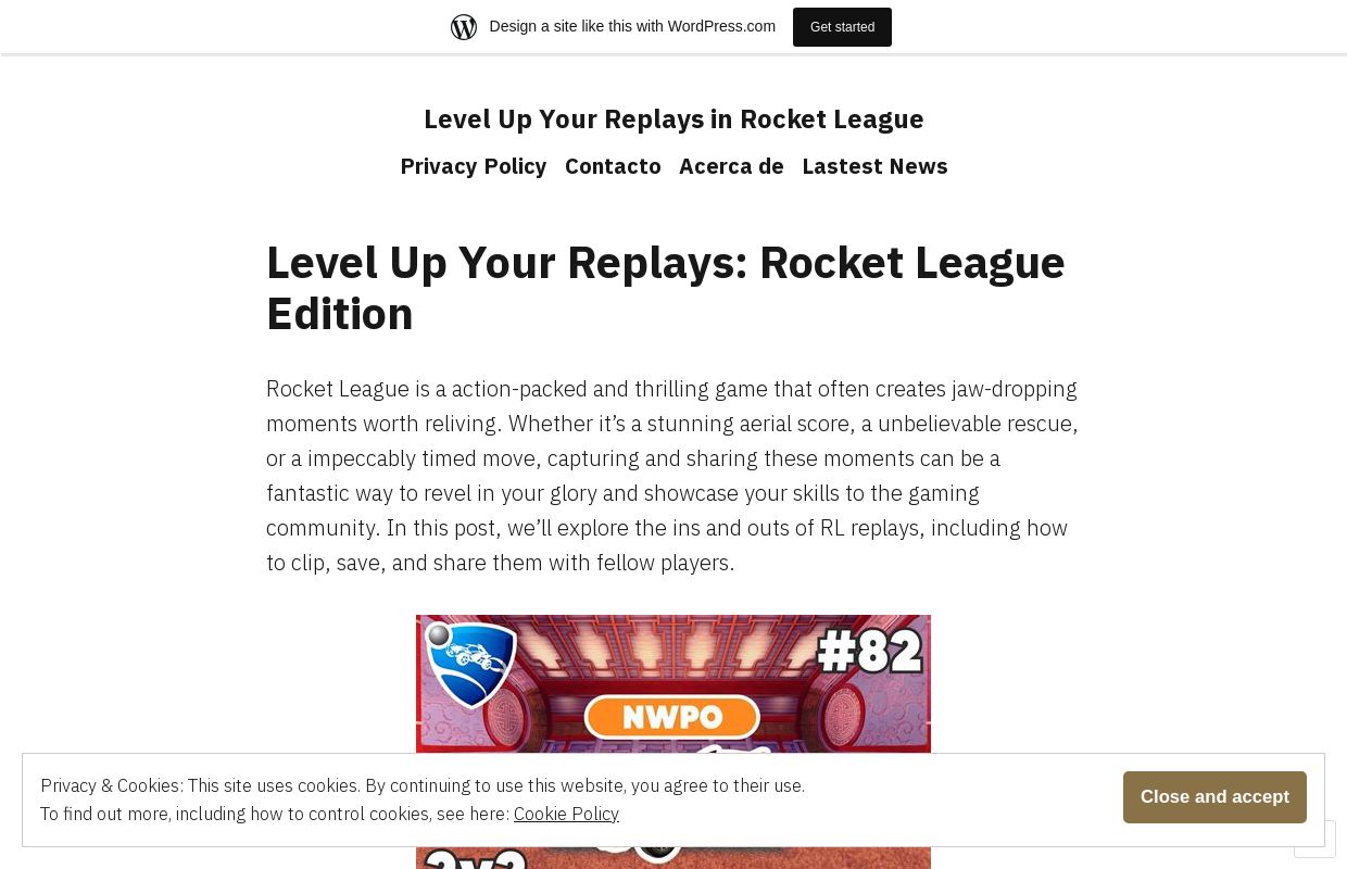 Level Up Your Replays in Rocket League