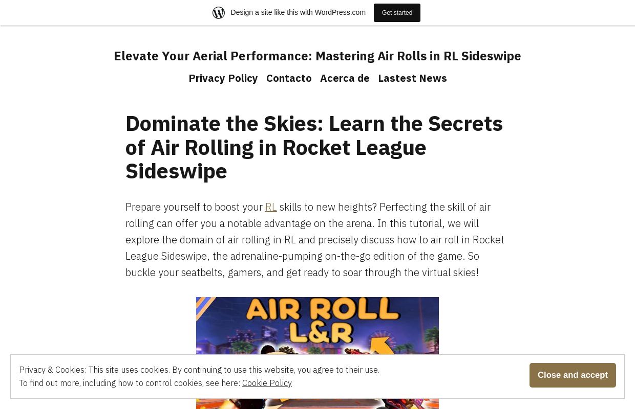 Elevate Your Aerial Performance: Mastering Air Rolls in RL Sideswipe