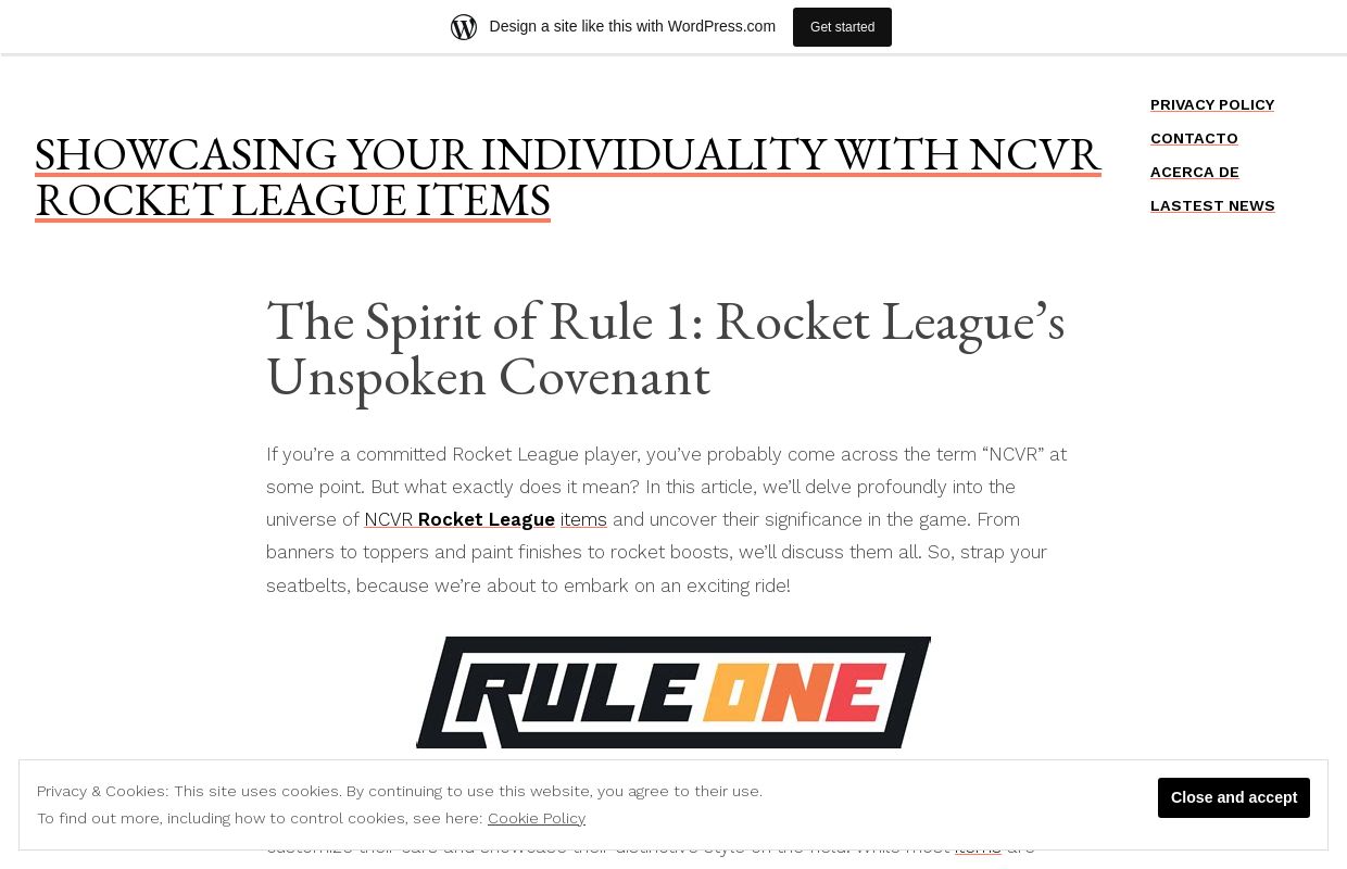 Showcasing Your Individuality with NCVR Rocket League Items
