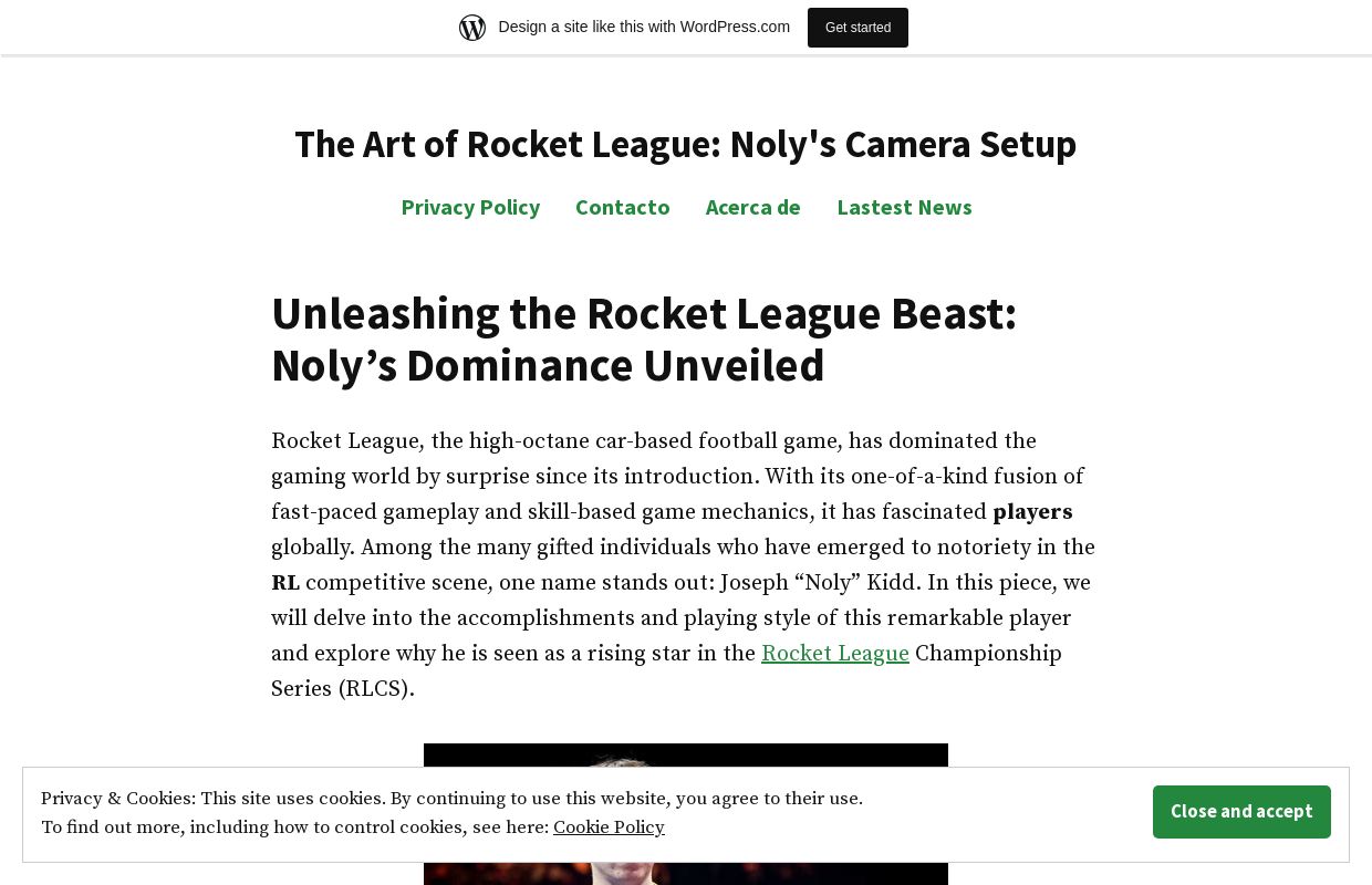 The Art of Rocket League: Noly's Camera Setup