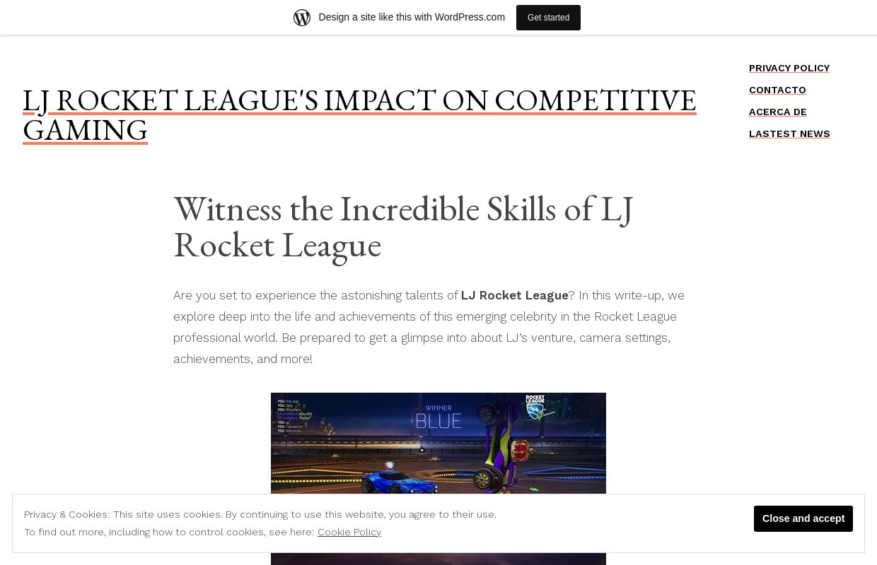LJ Rocket League's Impact on Competitive Gaming
