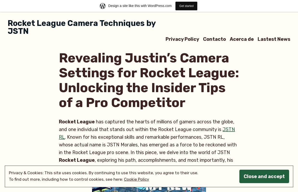 Rocket League Camera Techniques by JSTN