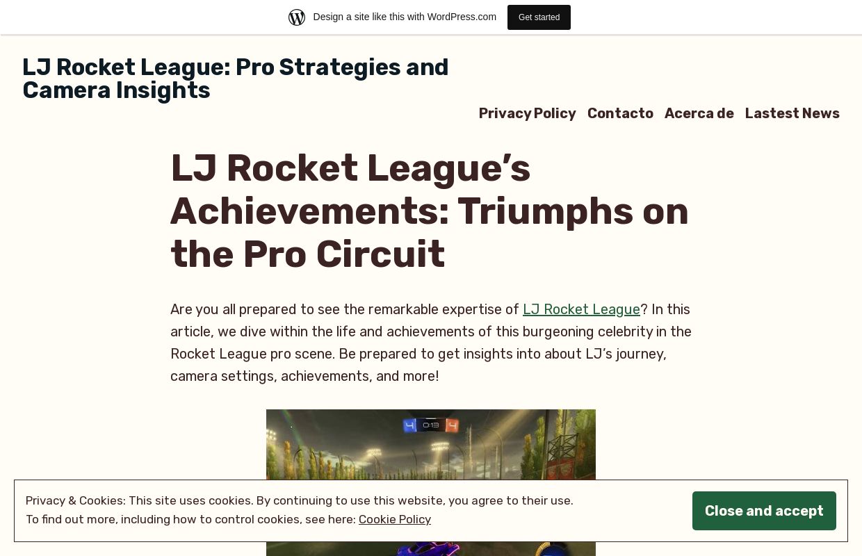 LJ Rocket League: Pro Strategies and Camera Insights