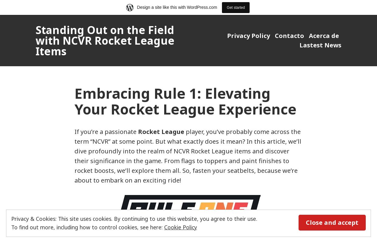 Standing Out on the Field with NCVR Rocket League Items