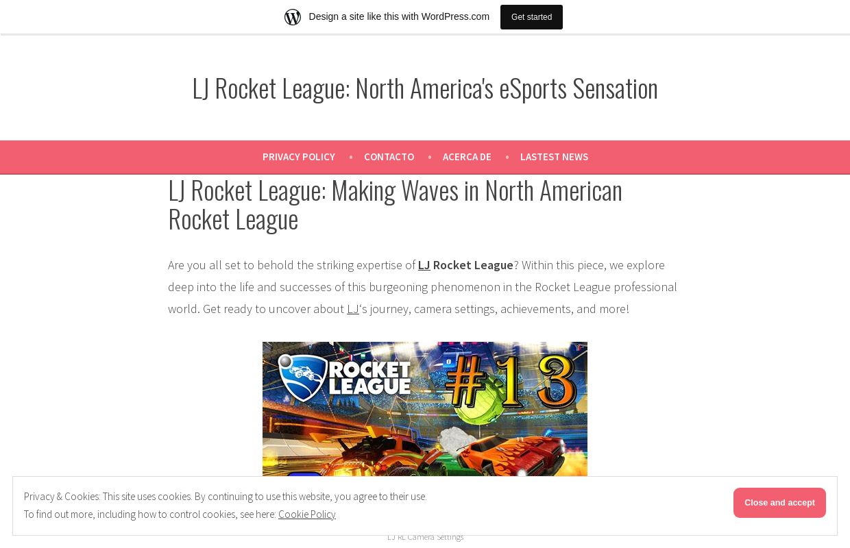 LJ Rocket League: North America's eSports Sensation