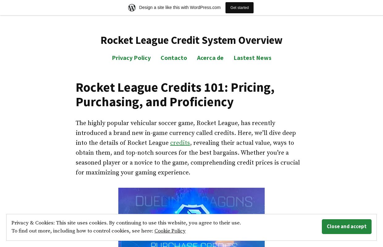 Rocket League Credit System Overview