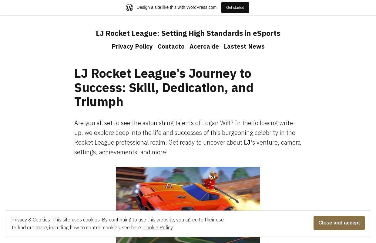 LJ Rocket League: Setting High Standards in eSports