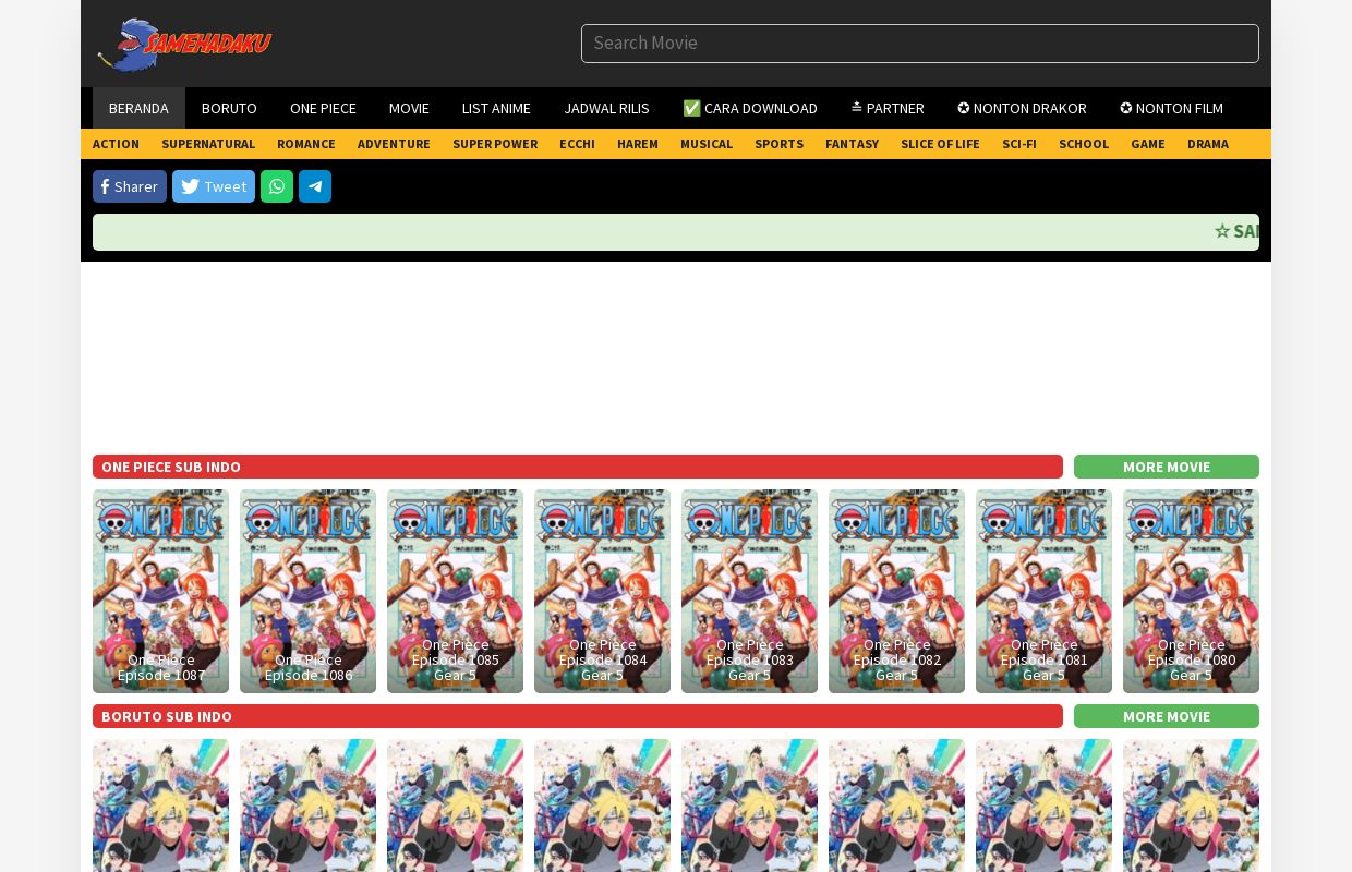 Samehadaku - Download Streaming Anime Subtitle Indonesia