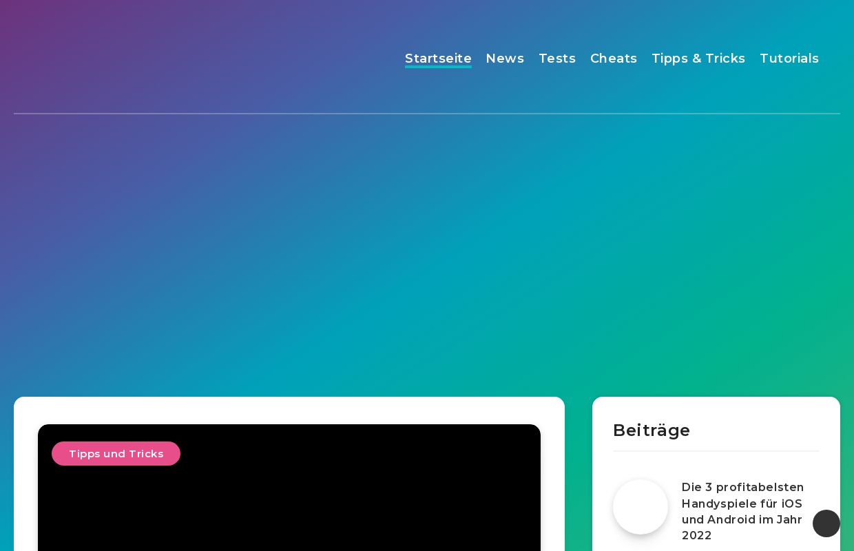 Cheats, Tipps und Tricks für Mobile Spiele auf Zensur-In.de
