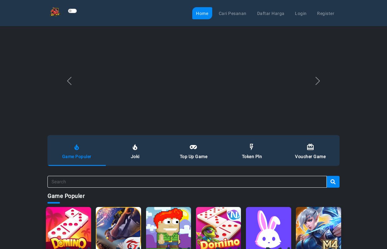  GostshopID - Top Up Game
 