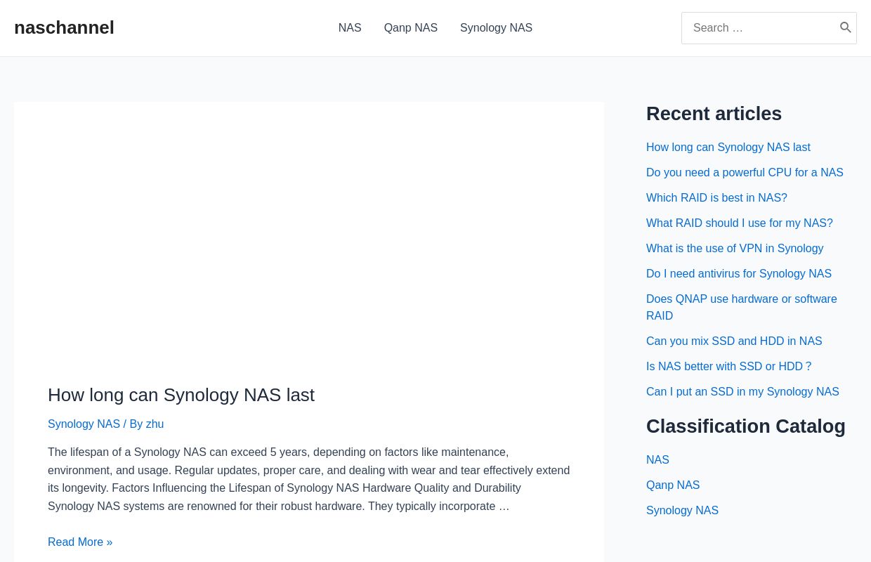 naschannel - A channel dedicated to showcasing NAS