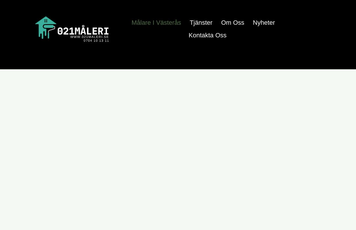 Målare i Västerås - Din målare i Västerås med omnejd!